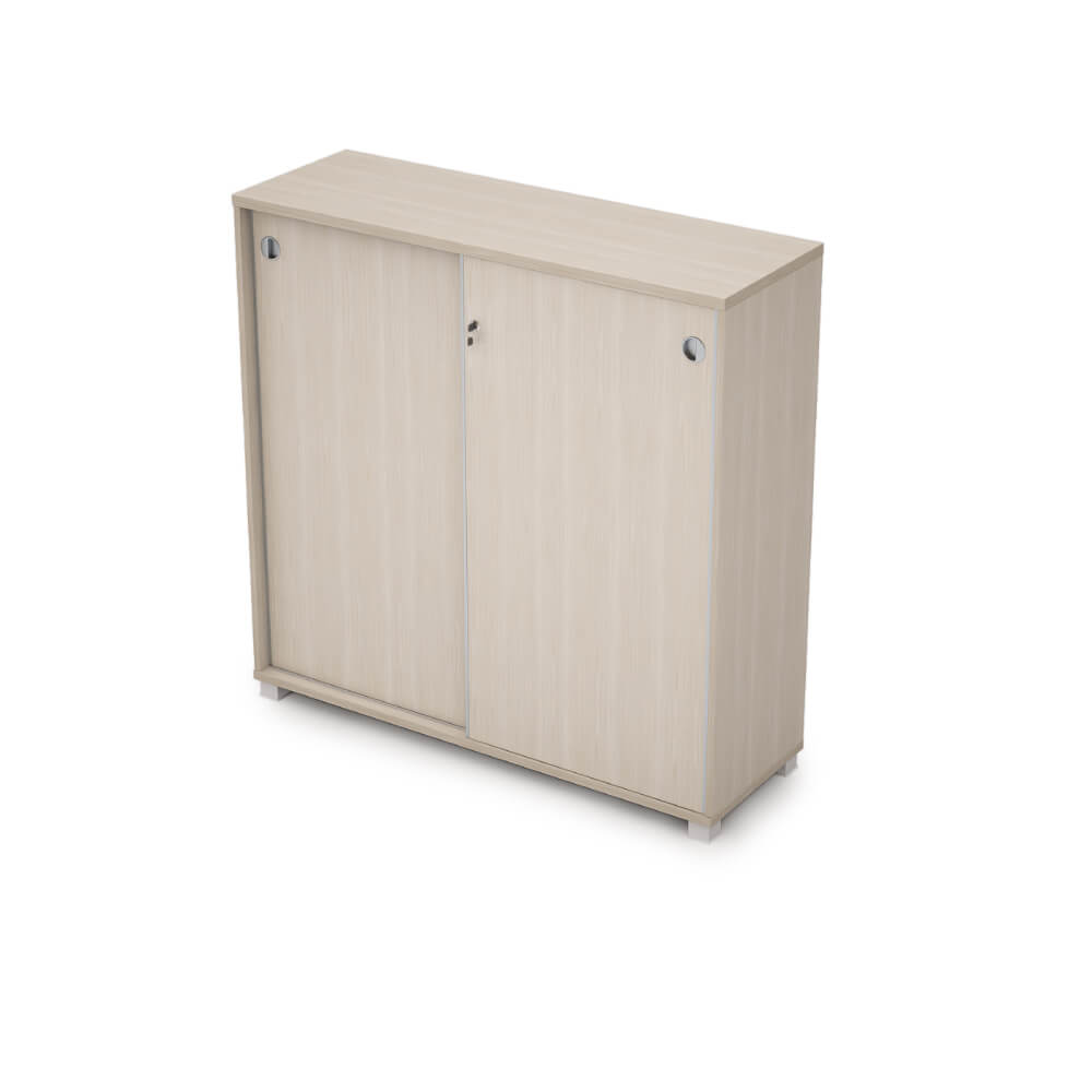 Шкаф-купе широкий 3 ур. с/з 1237x400x1205 (Шамони Светлый, 1237x400x1205, с замком)