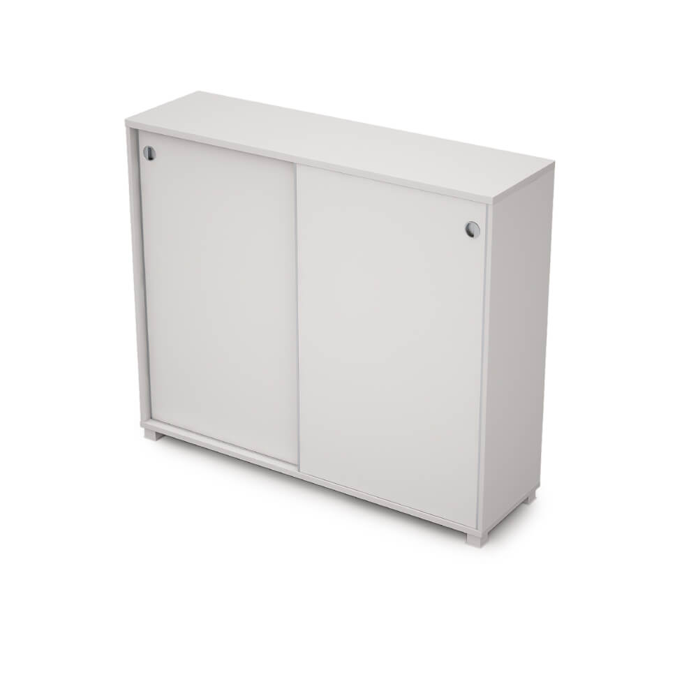 Шкаф-купе широкий 3 ур. 1437x400x1205 (Белый, 1437x400x1205, без замка)