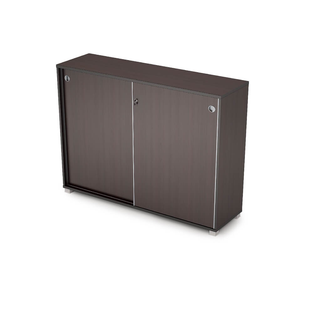 Шкаф-купе широкий 3 ур. с/з 1637x400x1205 (Венге, 1637x400x1205, с замком)