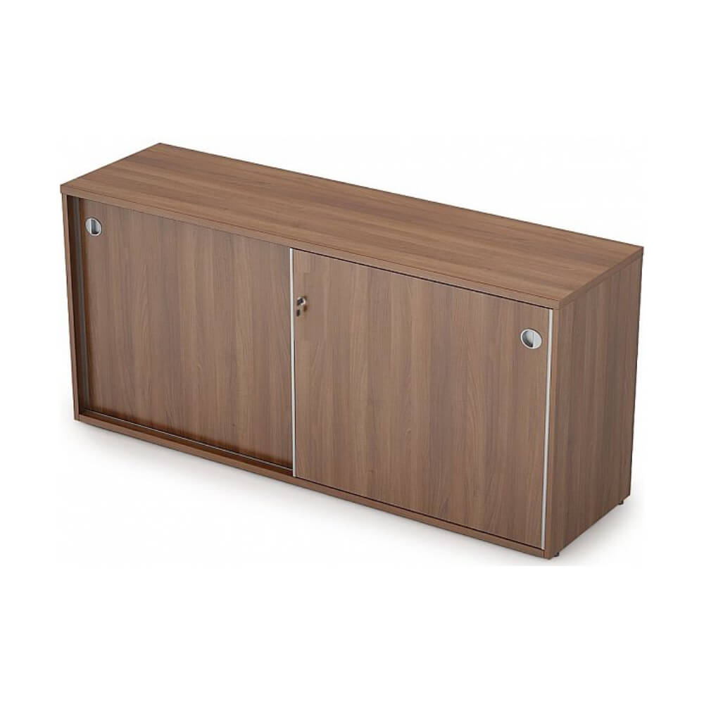 Шкаф-купе широкий 2 ур. с/з 1635x400x750  (Шамони Тёмный, 1635x400x750, с замком)
