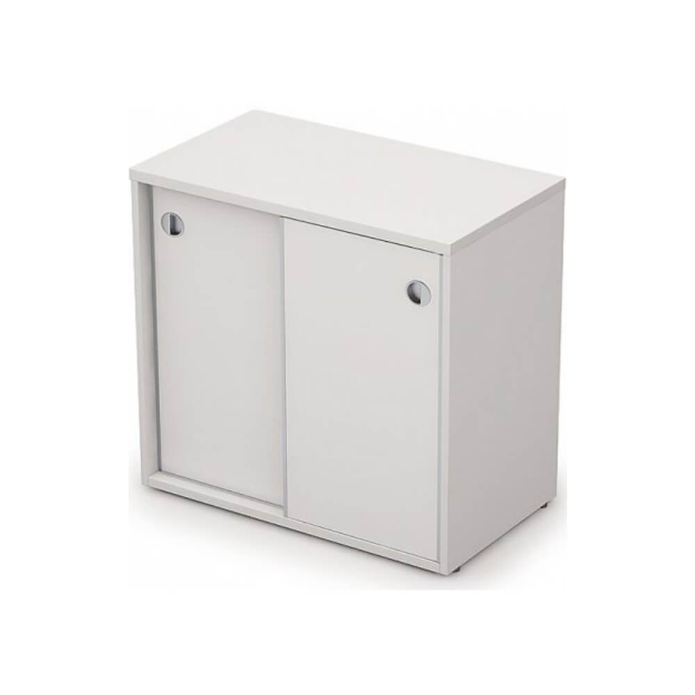 Шкаф-купе односекционный 2 ур. 800x400x750 (Белый, 800x400x750, без замка)