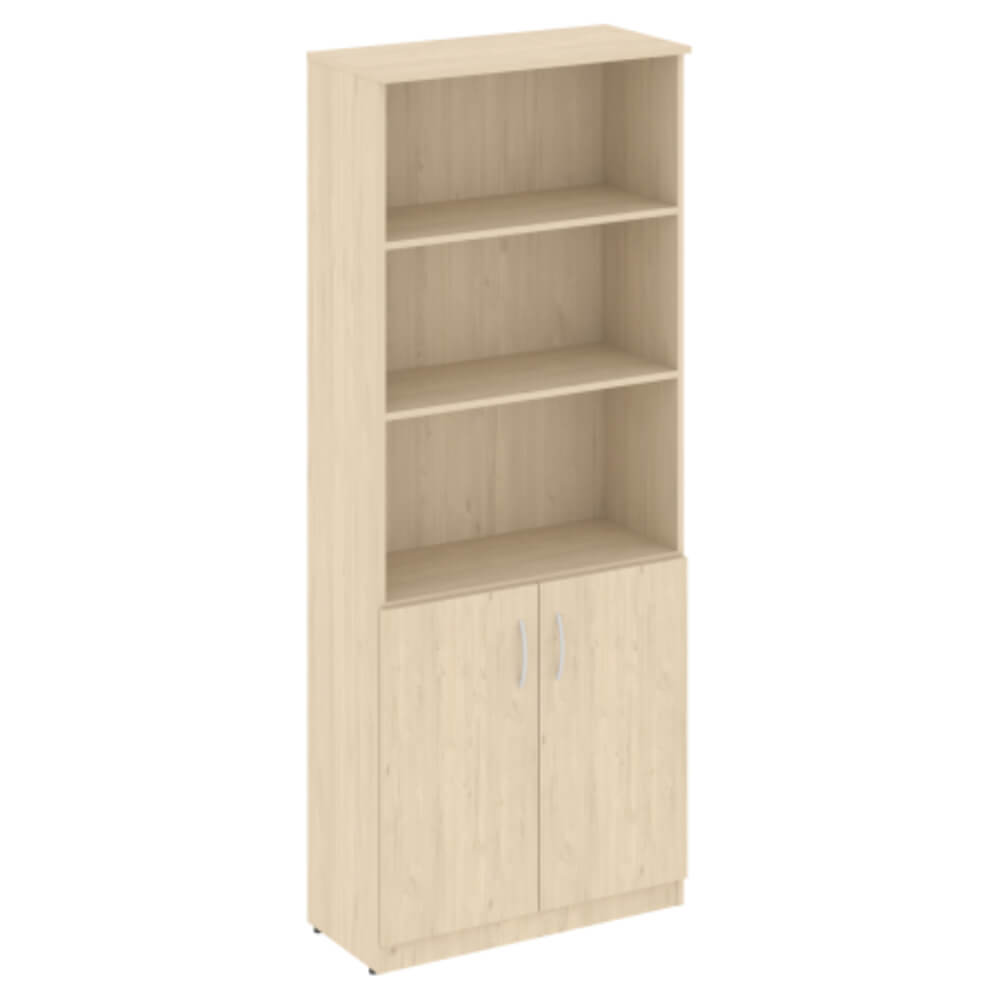 Шкаф высокий широкий с малыми дверьми 770x360x1915 (Бук Артизан, 770x360x1915)