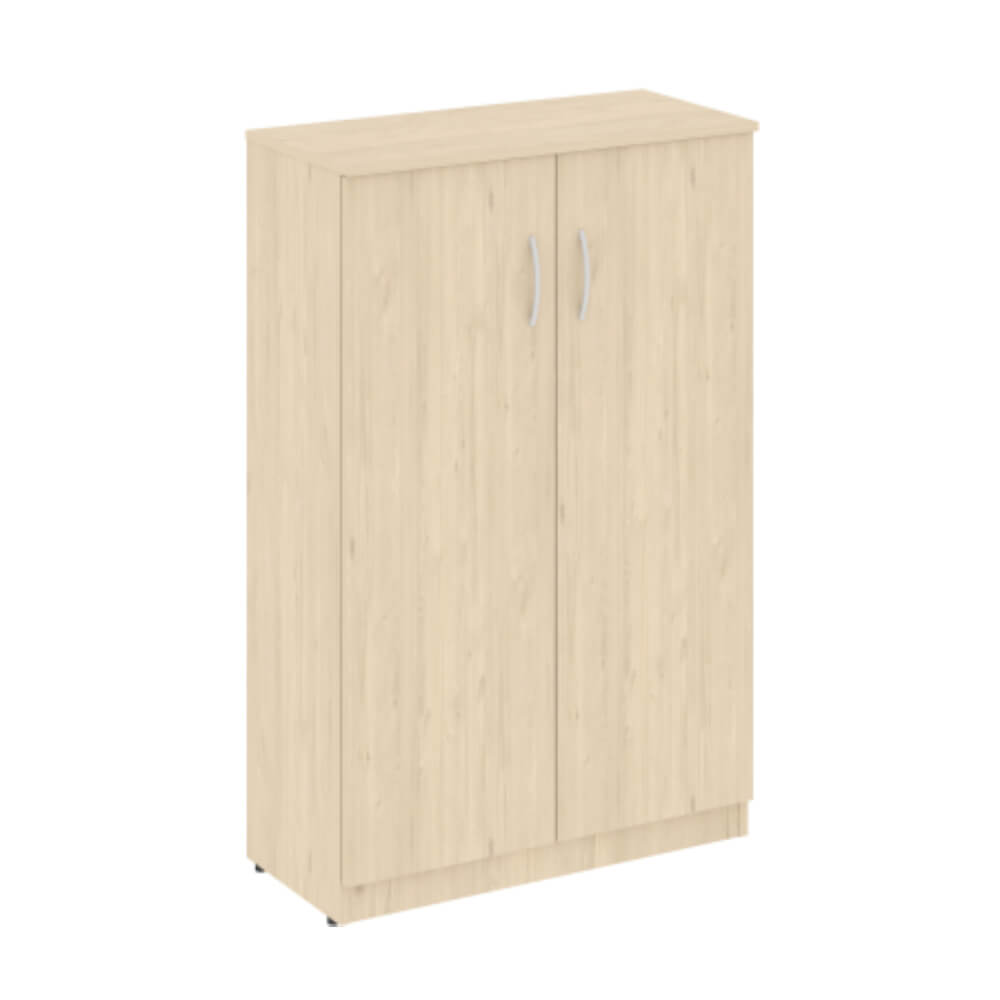 Шкаф средний широкий 3 ур. с глухими дверьми 770x360x1203 (Бук Артизан, 770x360x1203)