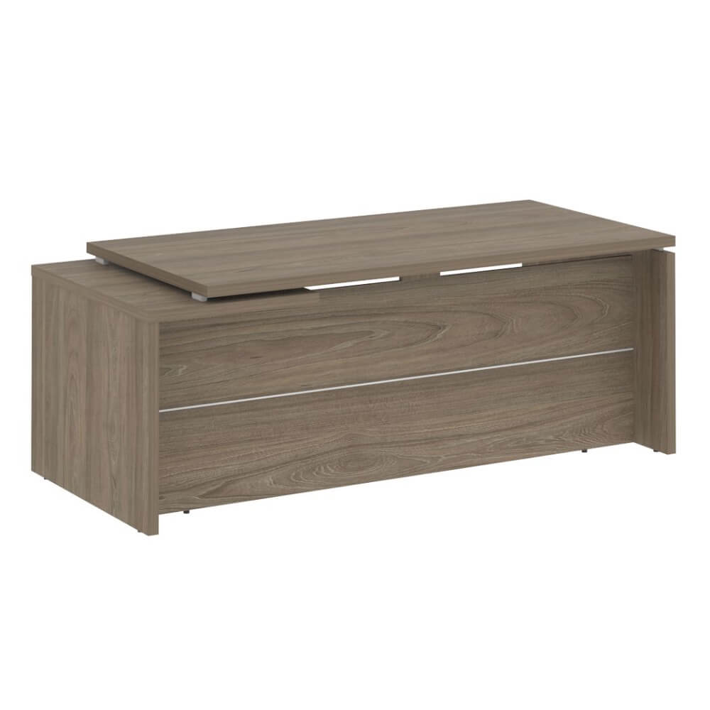 Стол руководителя прямой, правый 2000x900x750 (Вяз Благородный, 2000x900x750)