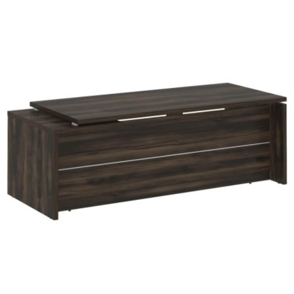 Стол руководителя прямой, правый 2200x900x750 (Дуб Мали, 2200x900x750)