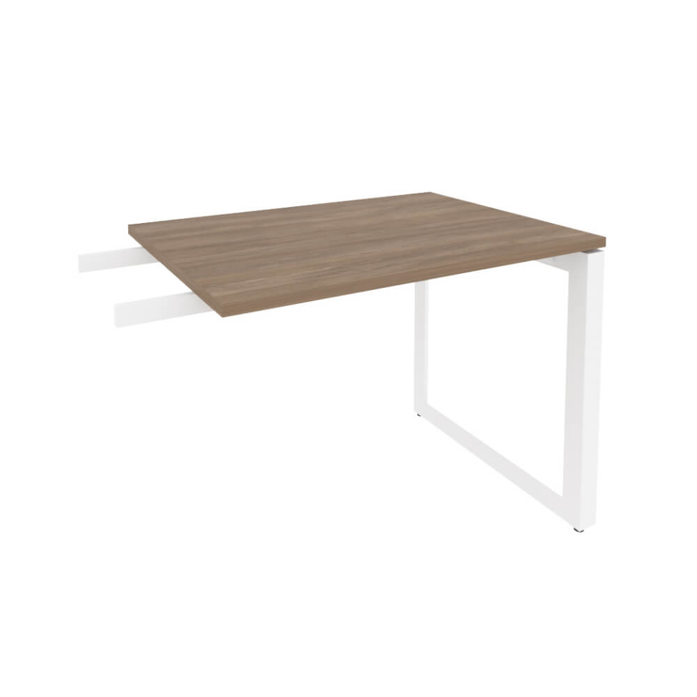 Брифинг-приставка на О-обр. м/к белый 980x720x750 (Дуб Аризона, 980x720x750)