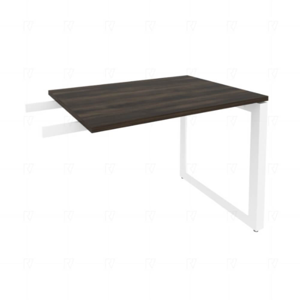 Брифинг-приставка на О-обр. м/к белый 980x720x750 (Дуб Мали, 980x720x750)