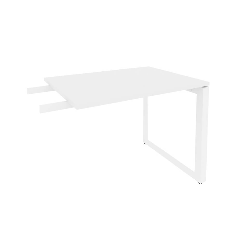 Брифинг-приставка на О-обр. м/к белый 980x720x750 (Белый Бриллиант, 980x720x750)