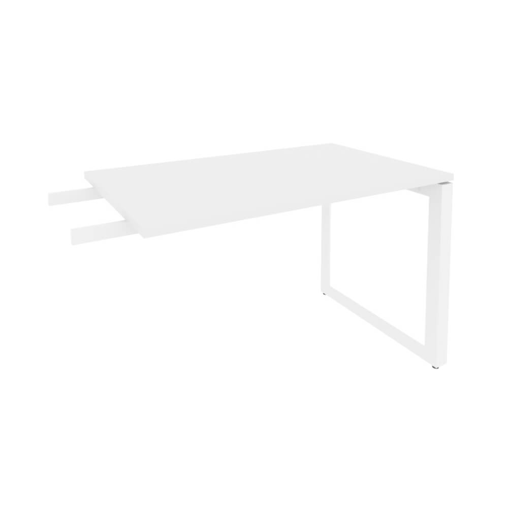 Брифинг-приставка на О-обр. м/к белый 1180x720x750 (Белый Бриллиант, 1180x720x750)