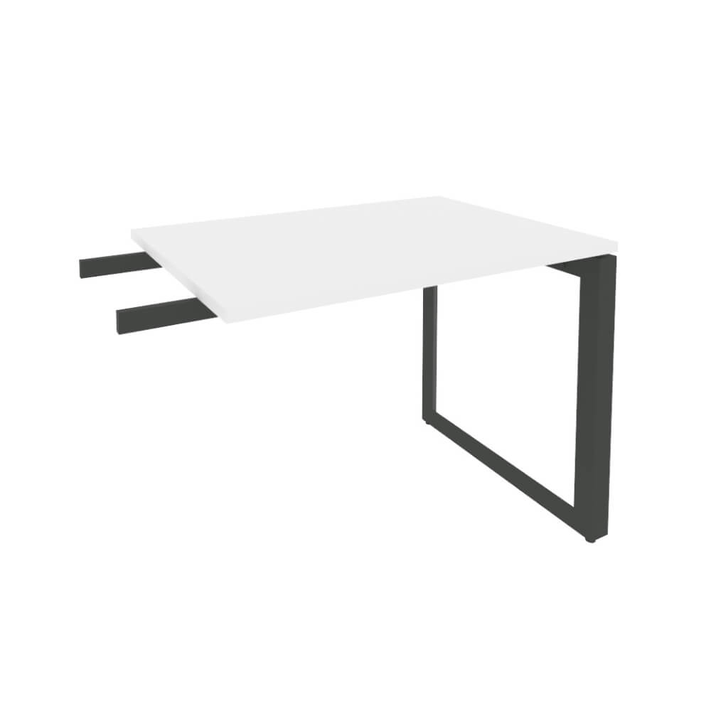 Брифинг-приставка на О-обр. м/к антрацит 980x720x750 (Белый Бриллиант, 980x720x750)