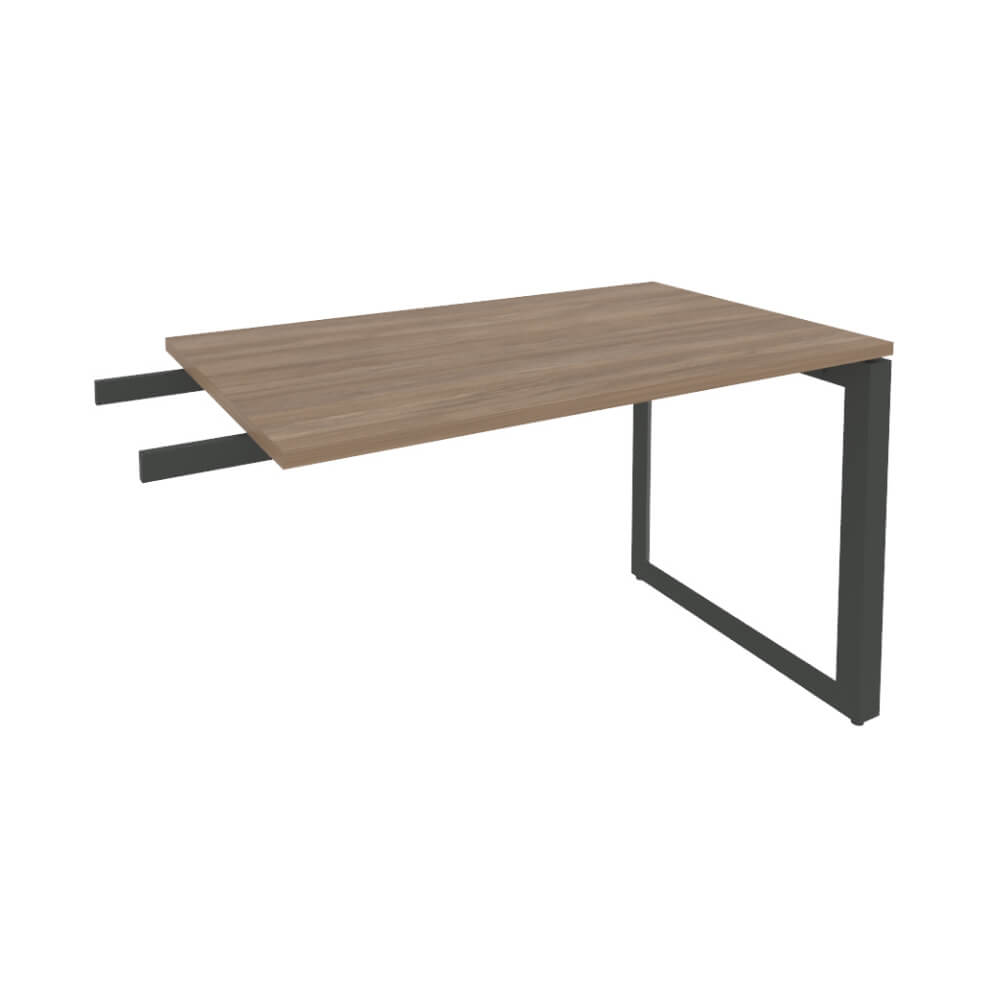 Брифинг-приставка на О-обр. м/к антрацит 1180x720x750 (Дуб Аризона, 1180x720x750)