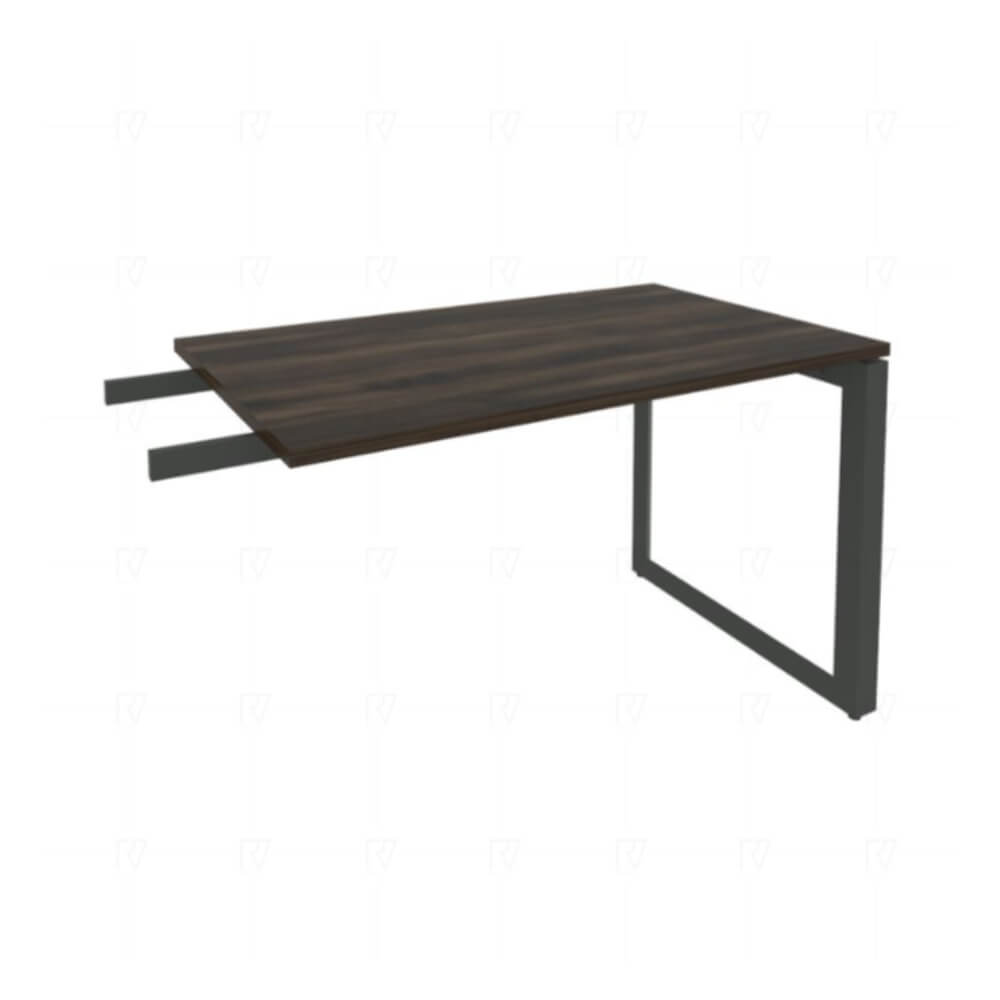 Брифинг-приставка на О-обр. м/к антрацит 1180x720x750 (Дуб Мали, 1180x720x750)