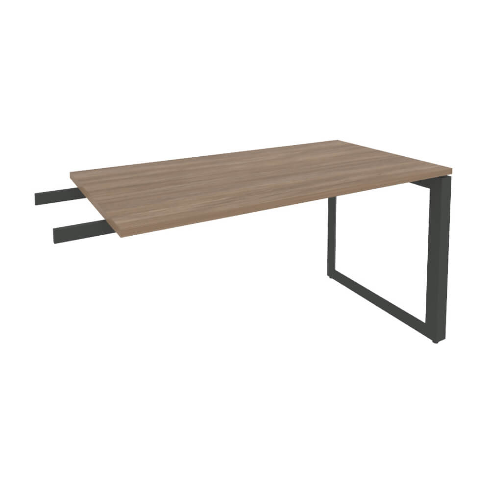 Брифинг-приставка на О-обр. м/к антрацит 1380x720x750 (Дуб Аризона, 1380x720x750)