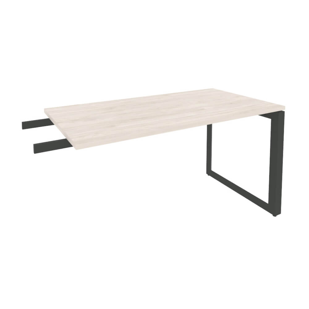 Брифинг-приставка на О-обр. м/к антрацит 1380x720x750 (Денвер Светлый, 1380x720x750)