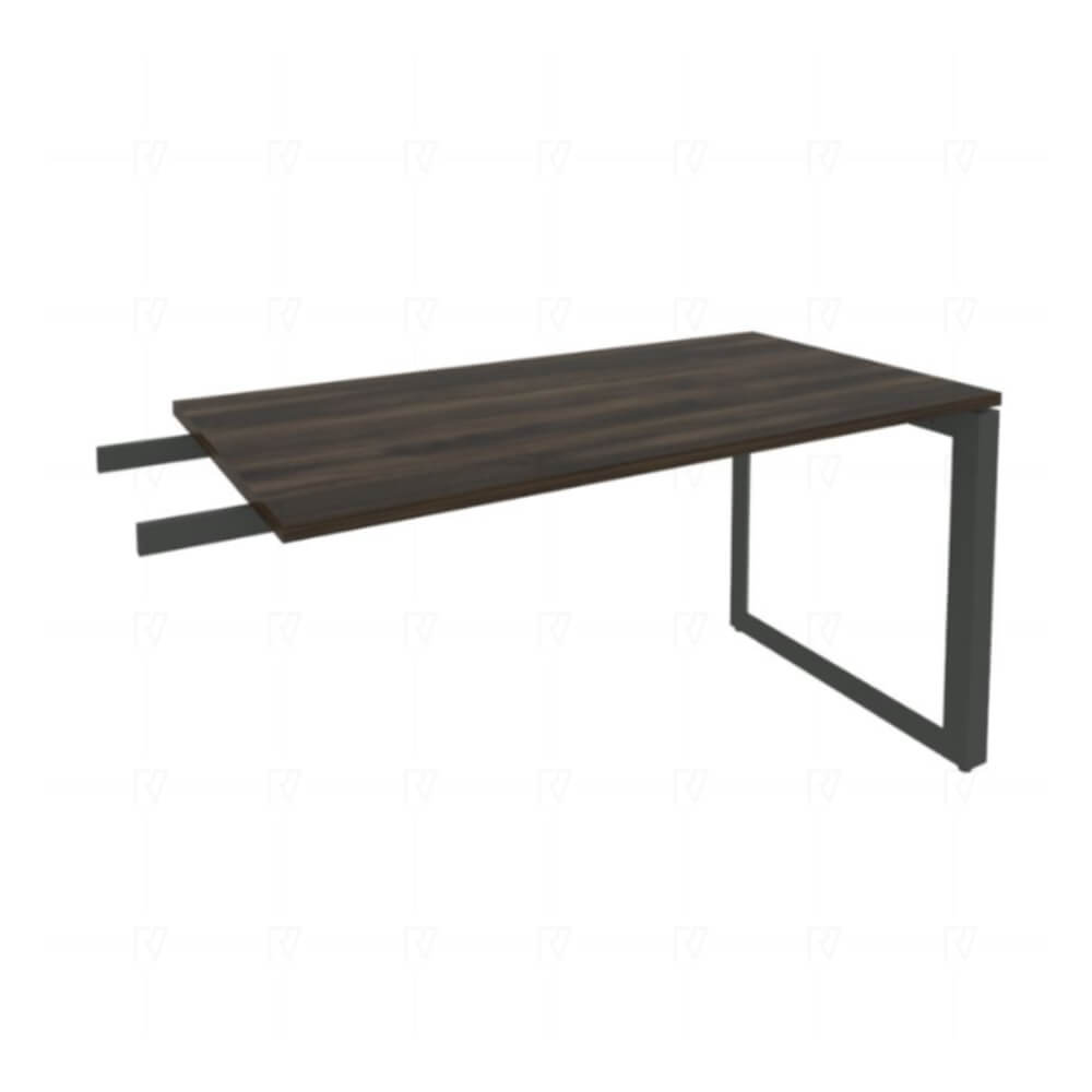 Брифинг-приставка на О-обр. м/к антрацит 1380x720x750 (Дуб Мали, 1380x720x750)