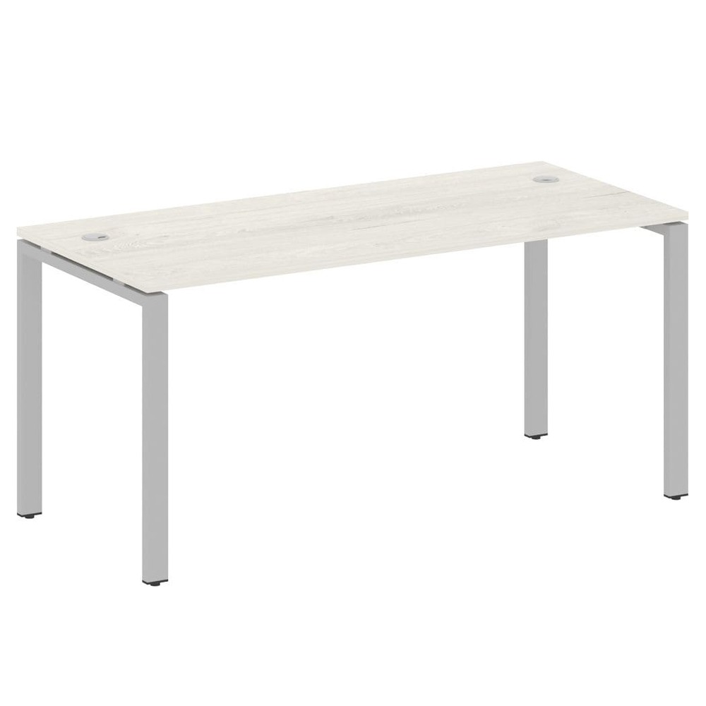 Стол письменный 1600x720x750 на П-образном м/к (Дуб Наварра/серый, 1600x720x750)