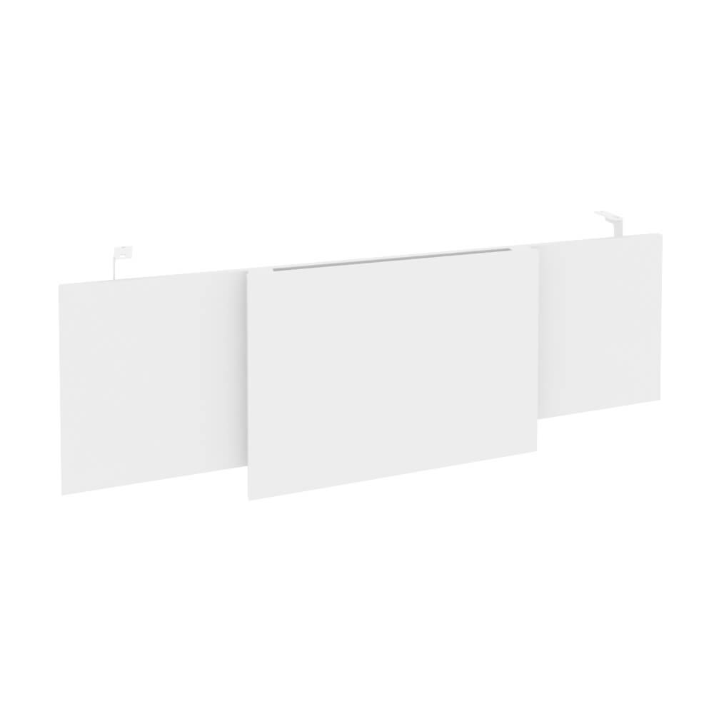 Царга стола руководителя (Белый металл) 1340x450x54 (Белый Бриллиант, 1340x450x54)