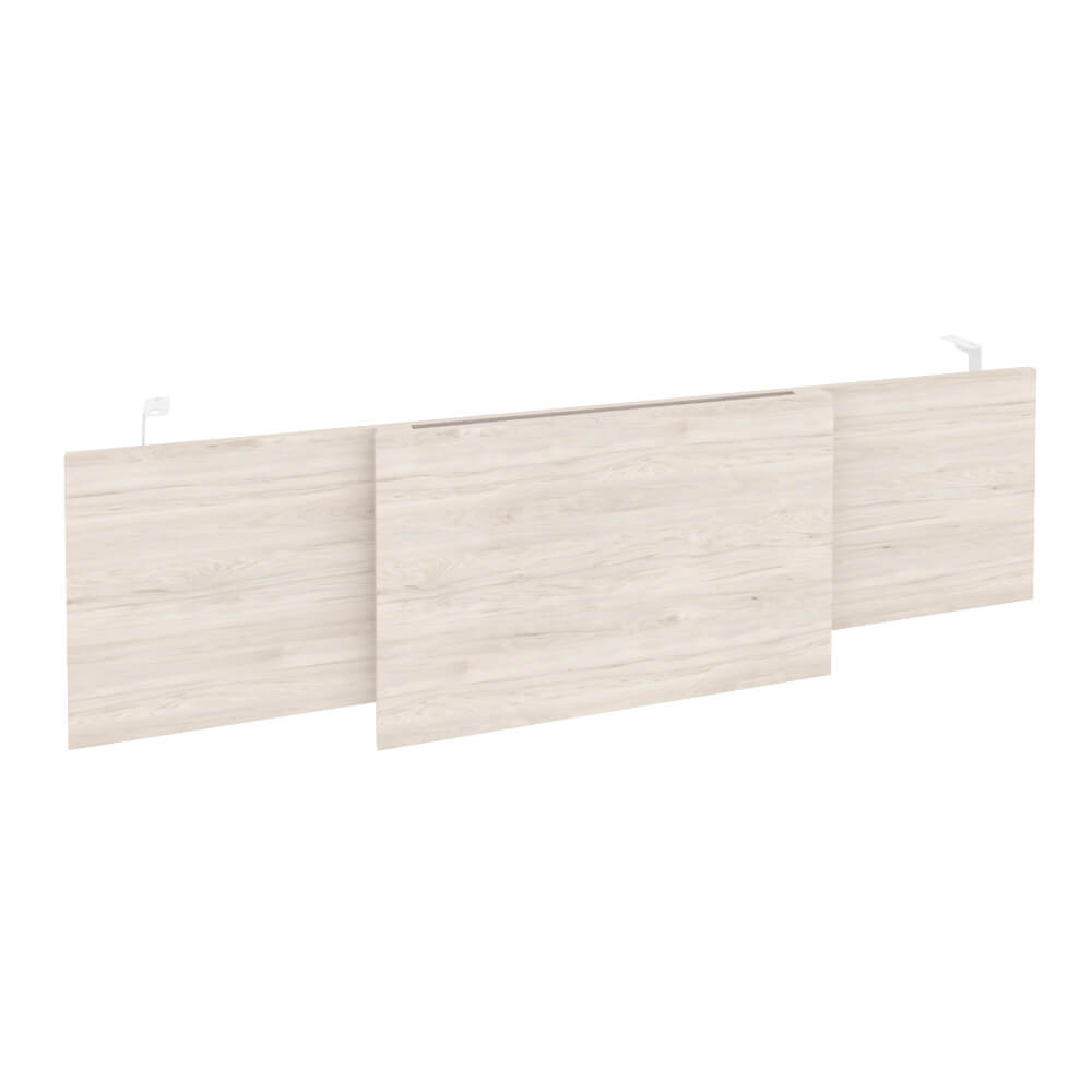 Царга стола руководителя (Белый металл) 1540x450x54 (Денвер Светлый, 1540x450x54)