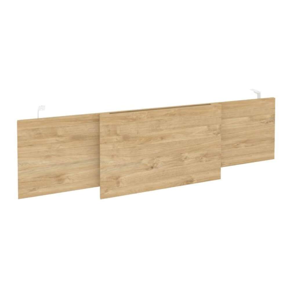 Царга стола руководителя (Белый металл) 1540x450x54 (Тиквуд Светлый, 1540x450x54)