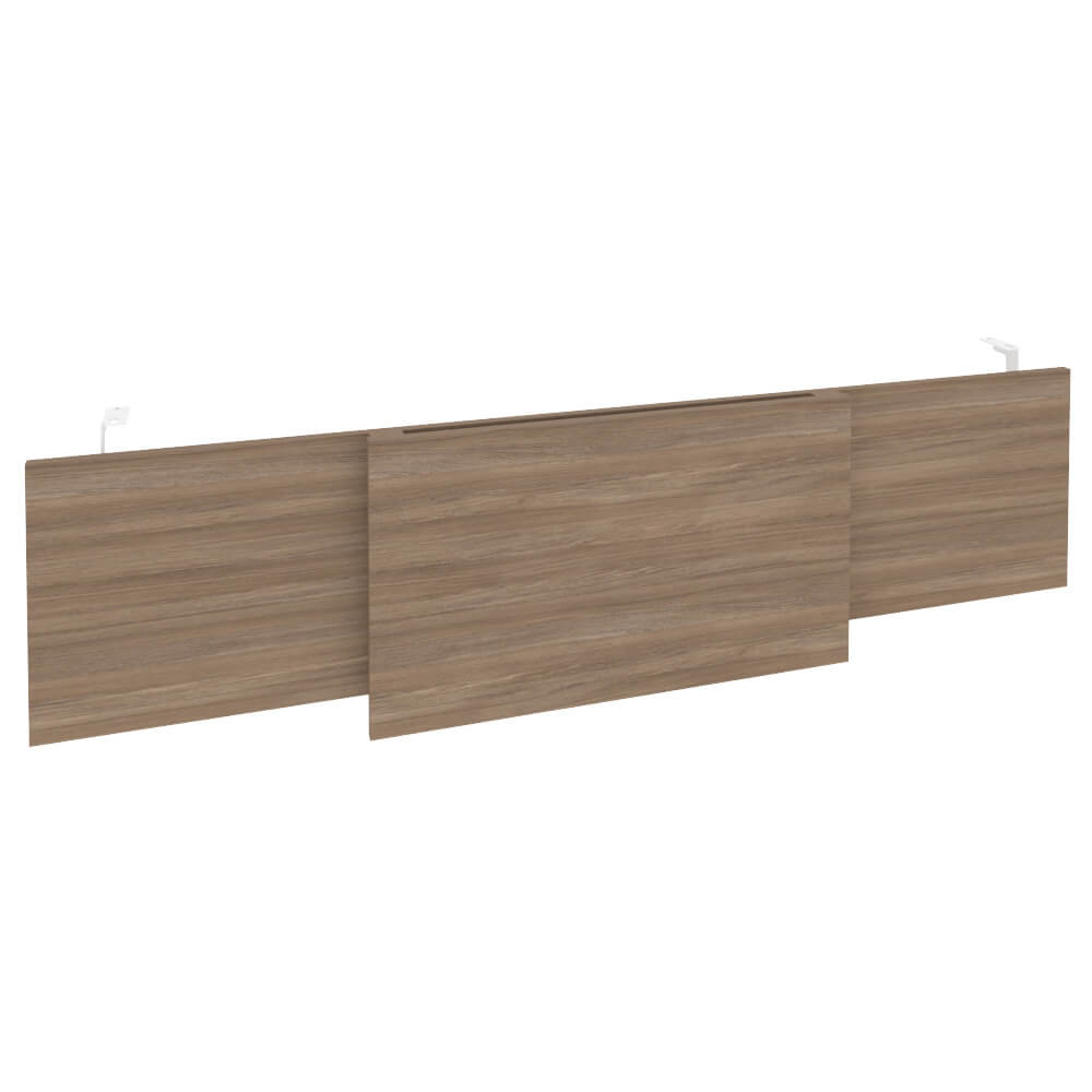 Царга стола руководителя (Белый металл) 1740x450x54 (Дуб Аризона, 1740x450x54)