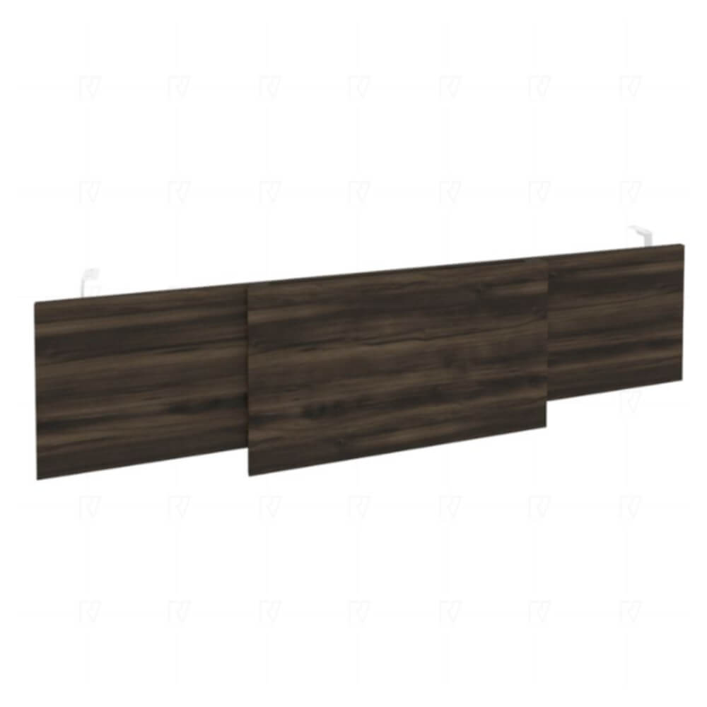 Царга стола руководителя (Белый металл) 1740x450x54 (Дуб Мали, 1740x450x54)