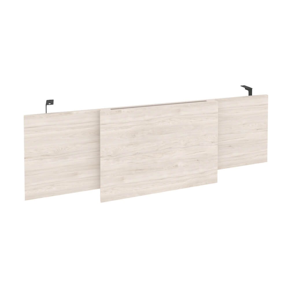 Царга стола руководителя (Антрацит металл) 1340x450x54 (Денвер Светлый, 1340x450x54)