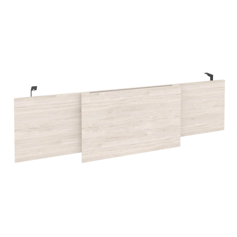 Царга стола руководителя (Антрацит металл) 1540x450x54 (Денвер Светлый, 1540x450x54)