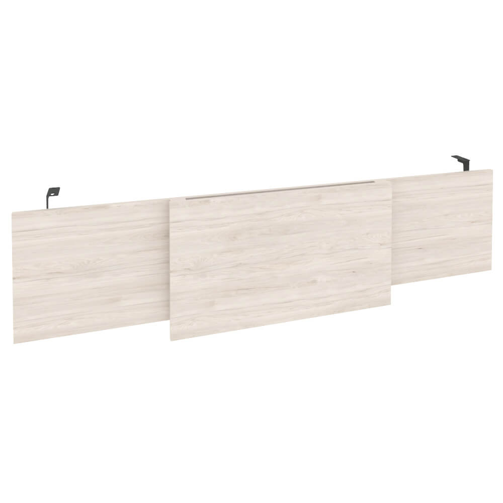 Царга стола руководителя (Антрацит металл) 1740x450x54 (Денвер Светлый, 1740x450x54)