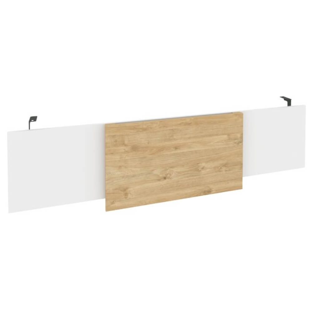 Царга стола руководителя (Антрацит металл) 1740x450x54 (Тиквуд Светлый/Белый Бриллиант, 1740x450x54)