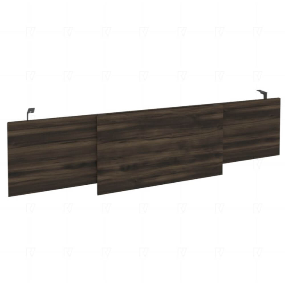 Царга стола руководителя (Антрацит металл) 1740x450x54 (Дуб Мали, 1740x450x54)