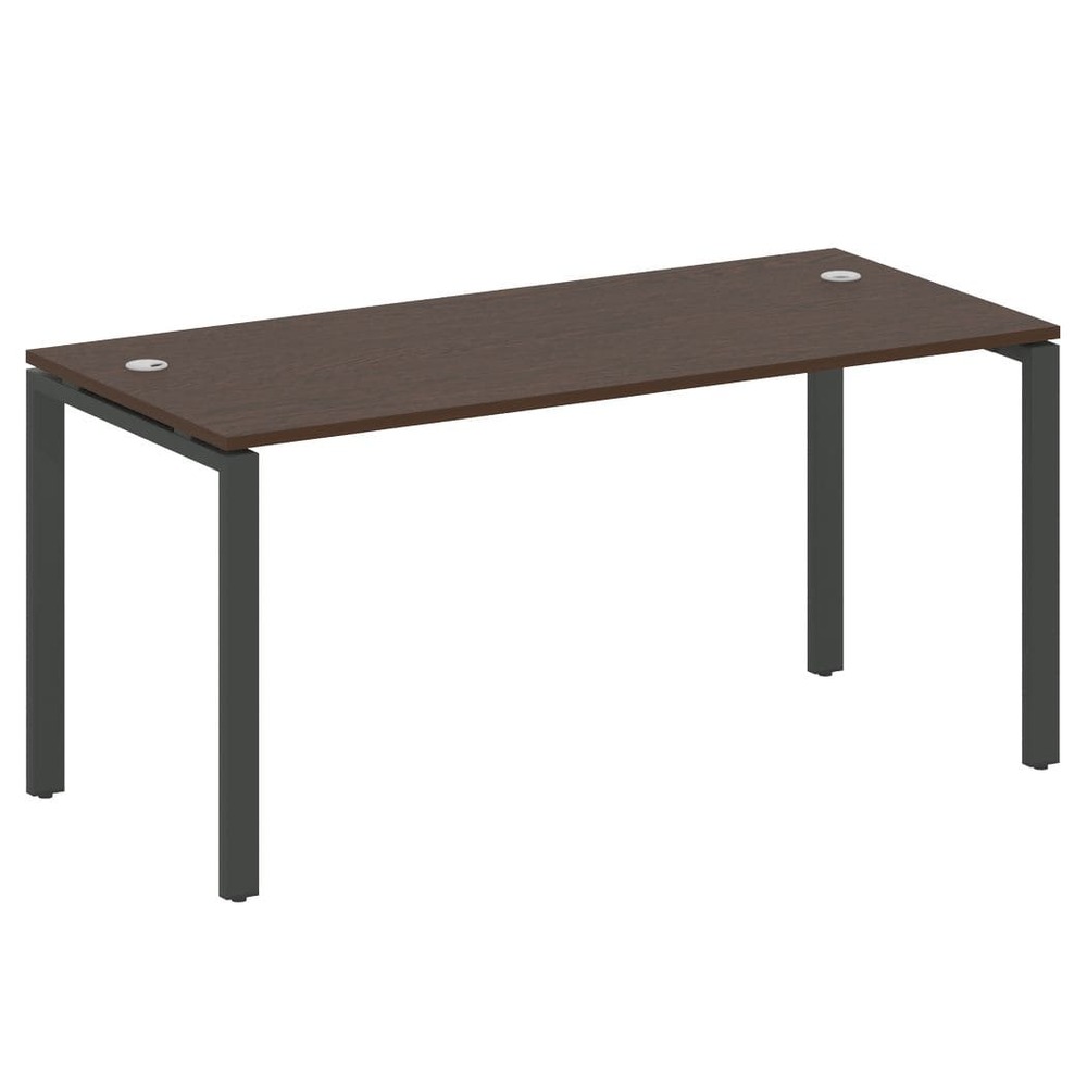 Стол письменный 1600x720x750 на П-образном м/к (Венге Цаво/антрацит, 1600x720x750)