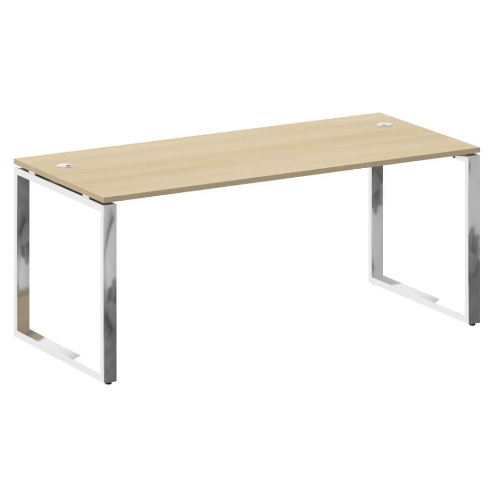 Стол руководителя на О-обр. м/к 1800x800x750 (Акация Лорка, 1800x800x750)