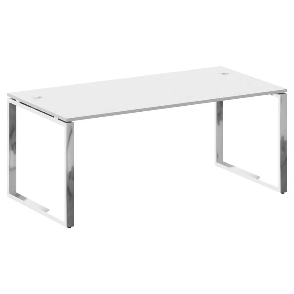 Стол руководителя на О-обр. м/к 1800x900x750 (Белый, 1800x900x750)