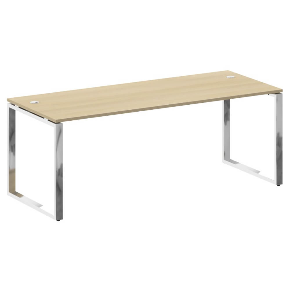 Стол руководителя на О-обр. м/к 2000x800x750 (Акация Лорка, 2000x800x750)