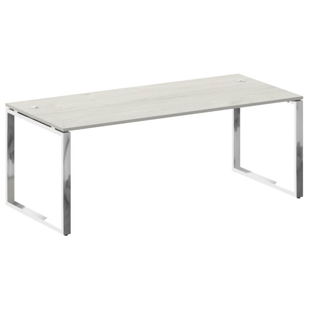 Стол руководителя на О-обр. м/к 2000x900x750 (Дуб Наварра, 2000x900x750)