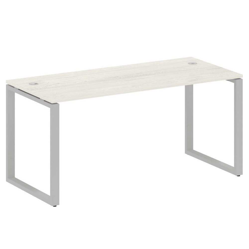 Стол письменный 1600x720x750 на О-образном м/к (Дуб Наварра/серый, 1600x720x750)