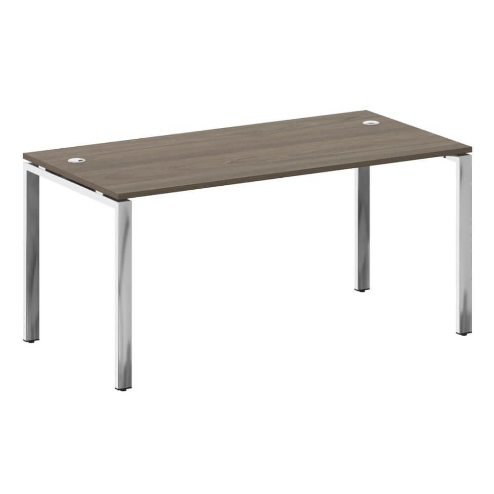 Стол руководителя на П-обр. м/к 1600x800x750 (Вяз Благородный, 1600x800x750)