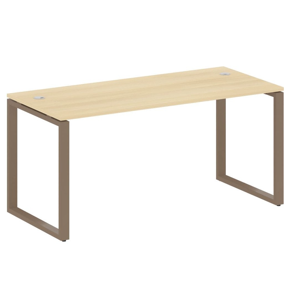 Стол письменный 1600x720x750 на О-образном м/к (Акация Лорка/капучино, 1600x720x750)