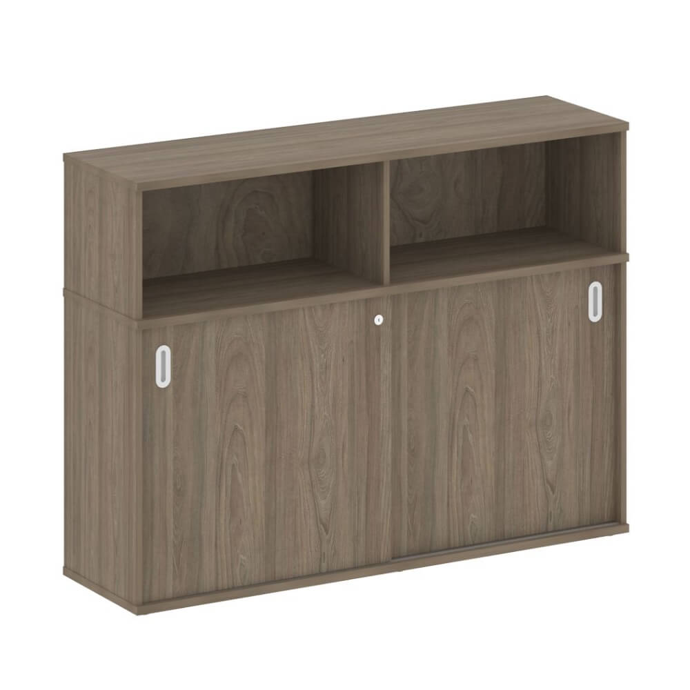 Тумба-купе приставная с нишей 1475x410x1098 (Вяз Благородный, 1475x410x1098)