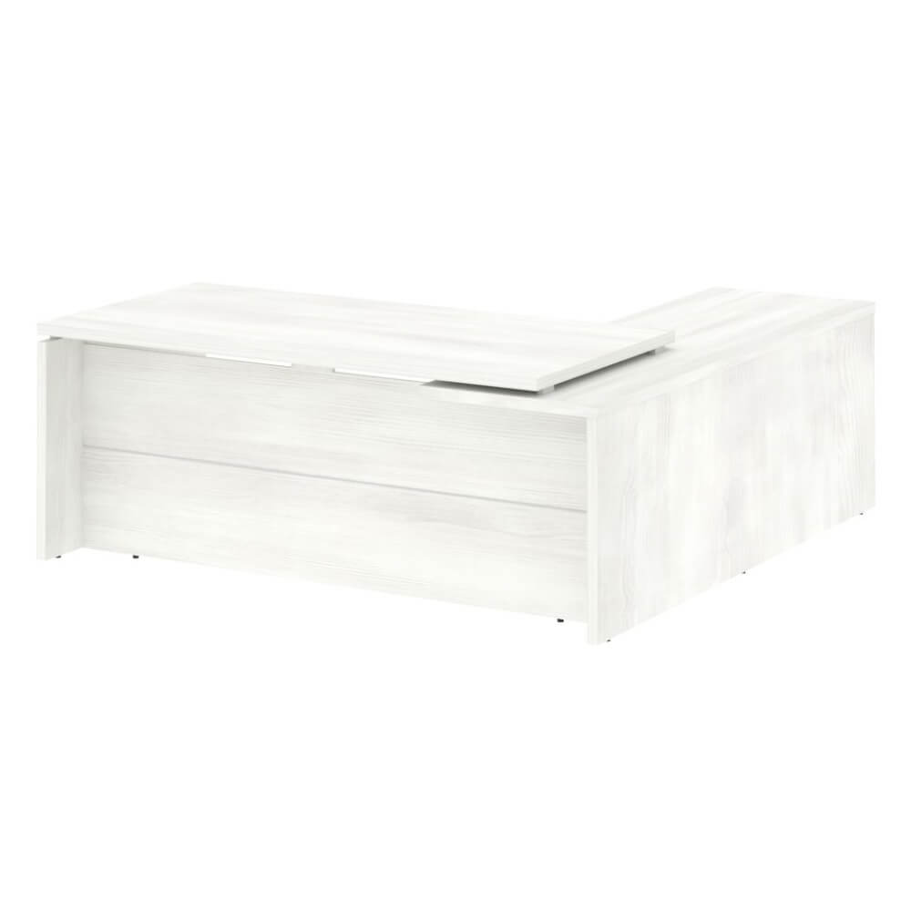 Стол руководителя угловой, левый 2000x2000x750 (Снежная Патина, 2000x2000x750)