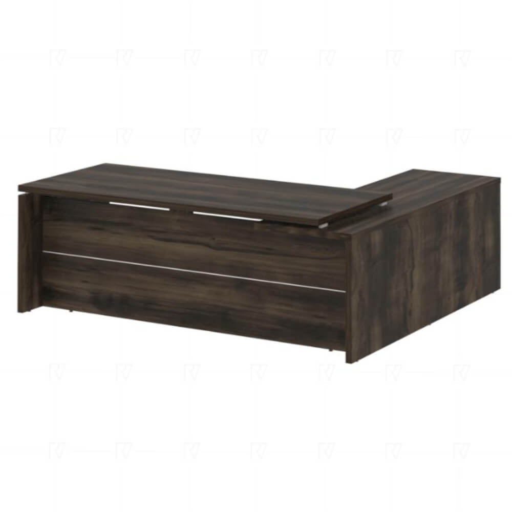 Стол руководителя угловой, левый 2200x2000x750 (Дуб Мали, 2200x2000x750)