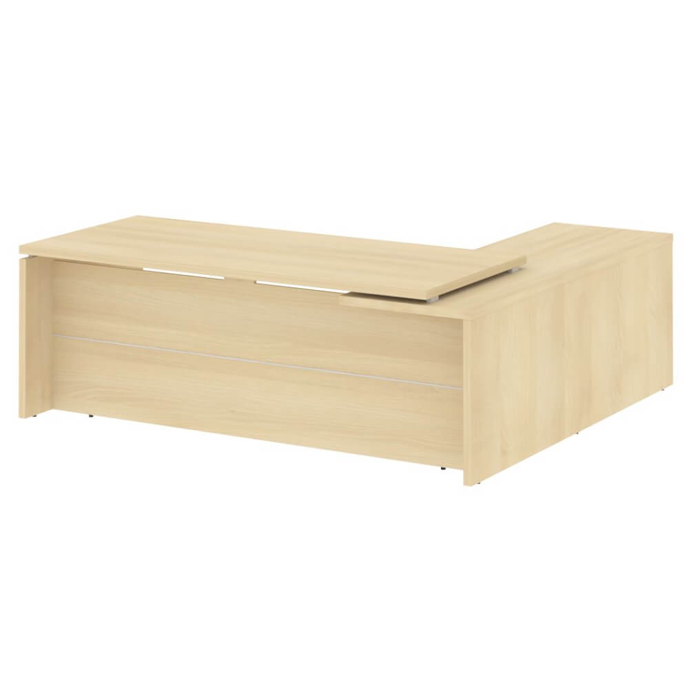 Стол руководителя угловой, левый 2200x2000x750 (Акация Лорка, 2200x2000x750)