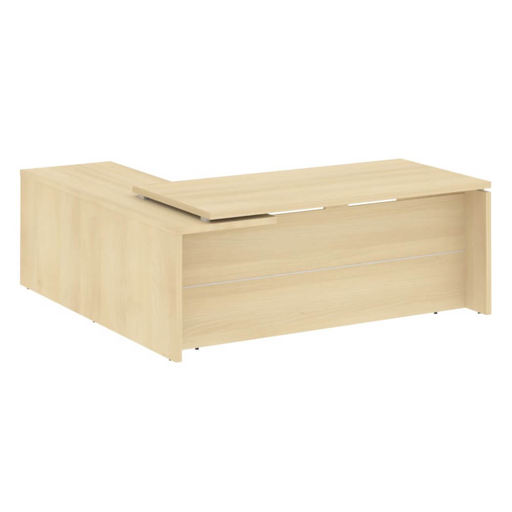 Стол руководителя угловой, правый 2000x2000x750 (Акация Лорка, 2000x2000x750)