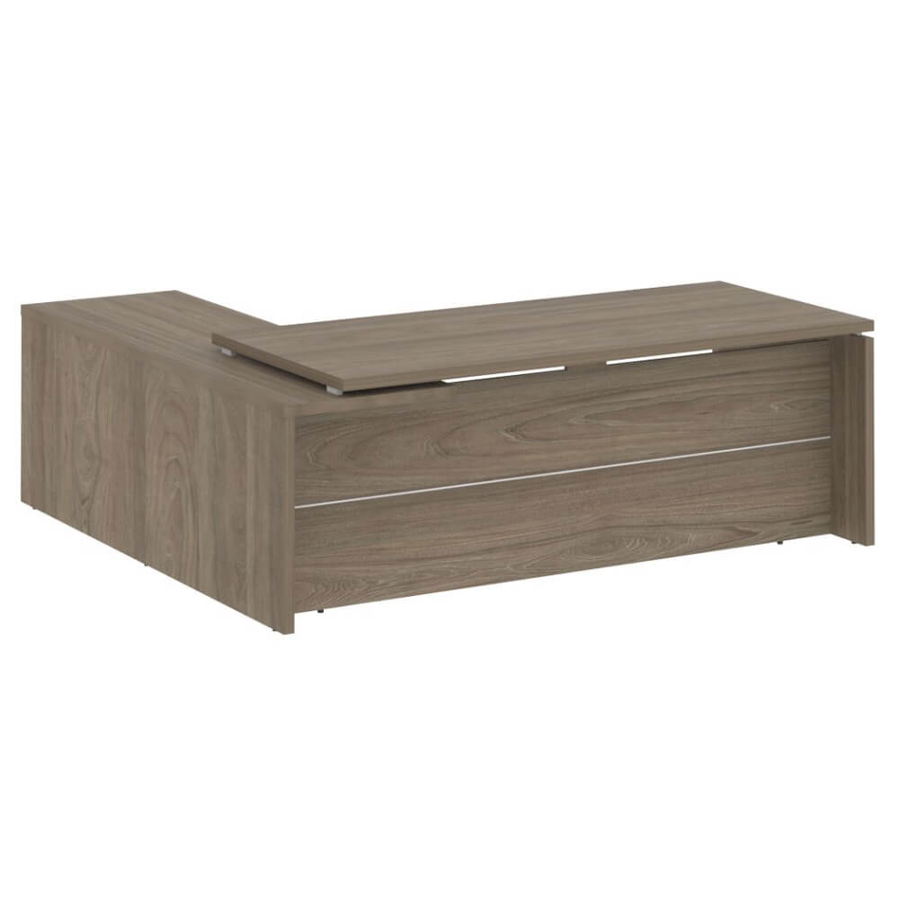 Стол руководителя угловой, правый 2200x2000x750 (Вяз Благородный, 2200x2000x750)