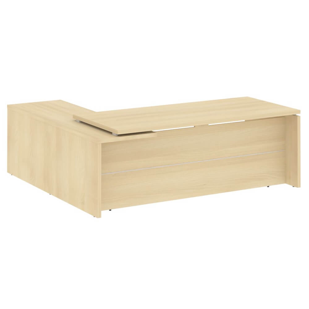 Стол руководителя угловой, правый 2200x2000x750 (Акация Лорка, 2200x2000x750)