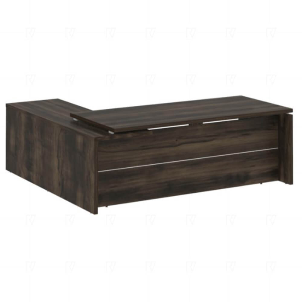 Стол руководителя угловой, правый 2200x2000x750 (Дуб Мали, 2200x2000x750)