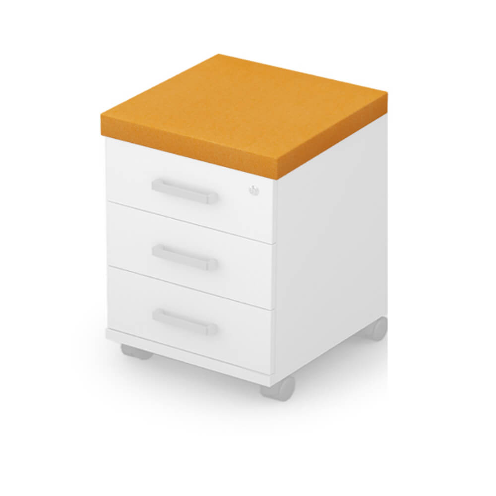 Подушка для тумбы 394x454x50 (Оранжевый, 394x454x50)