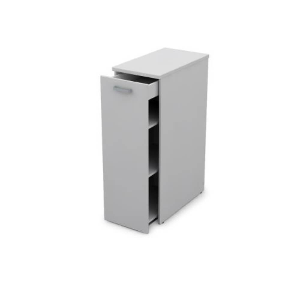 Тумба высокая с выкатной секцией 394x600x1150 (Белый, 394x600x1150)