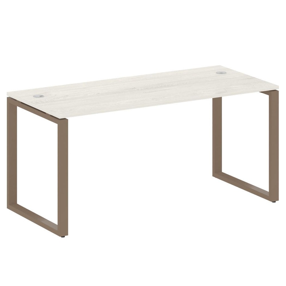 Стол письменный 1600x720x750 на О-образном м/к (Дуб Наварра/капучино, 1600x720x750)