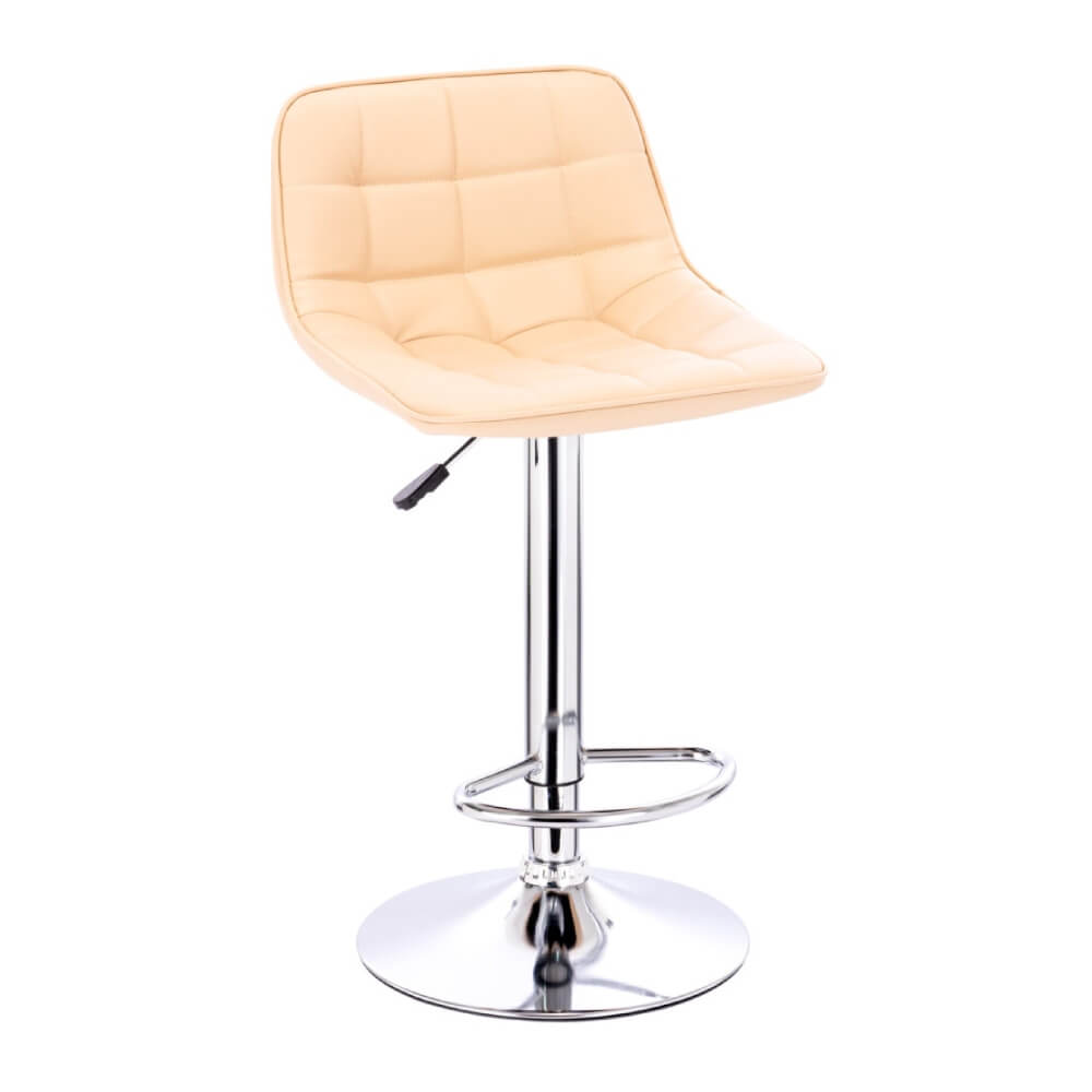 Барный стул Cooper экокожа 440x440x830-1040 (Кремовый, 440x440x830-1040, экокожа)